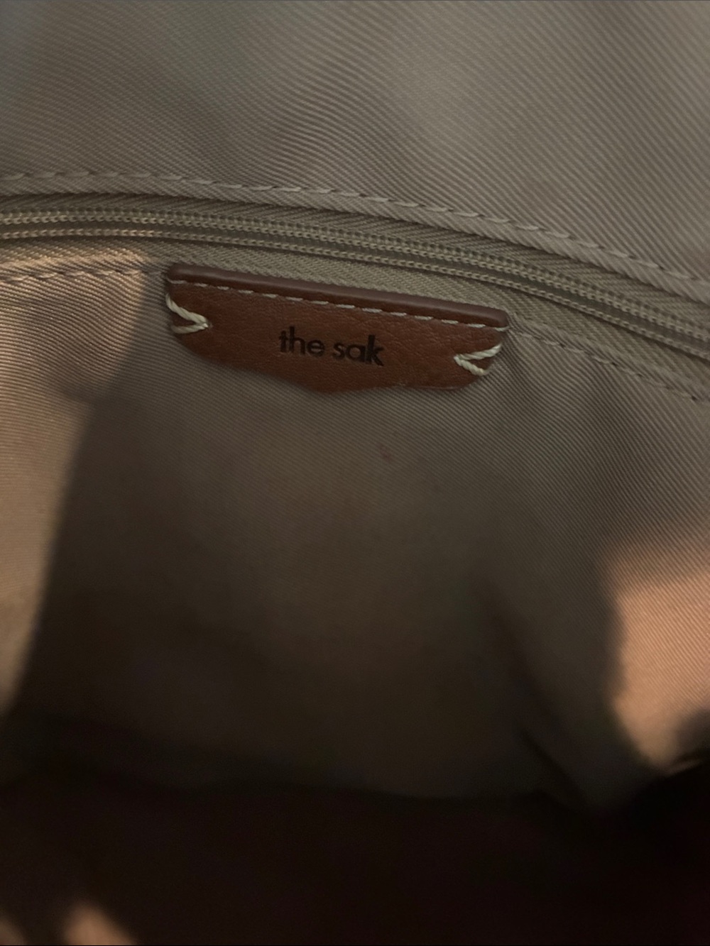 The Sak Cream and Natural Woven Shoulder Bag - Picture 6 of 9